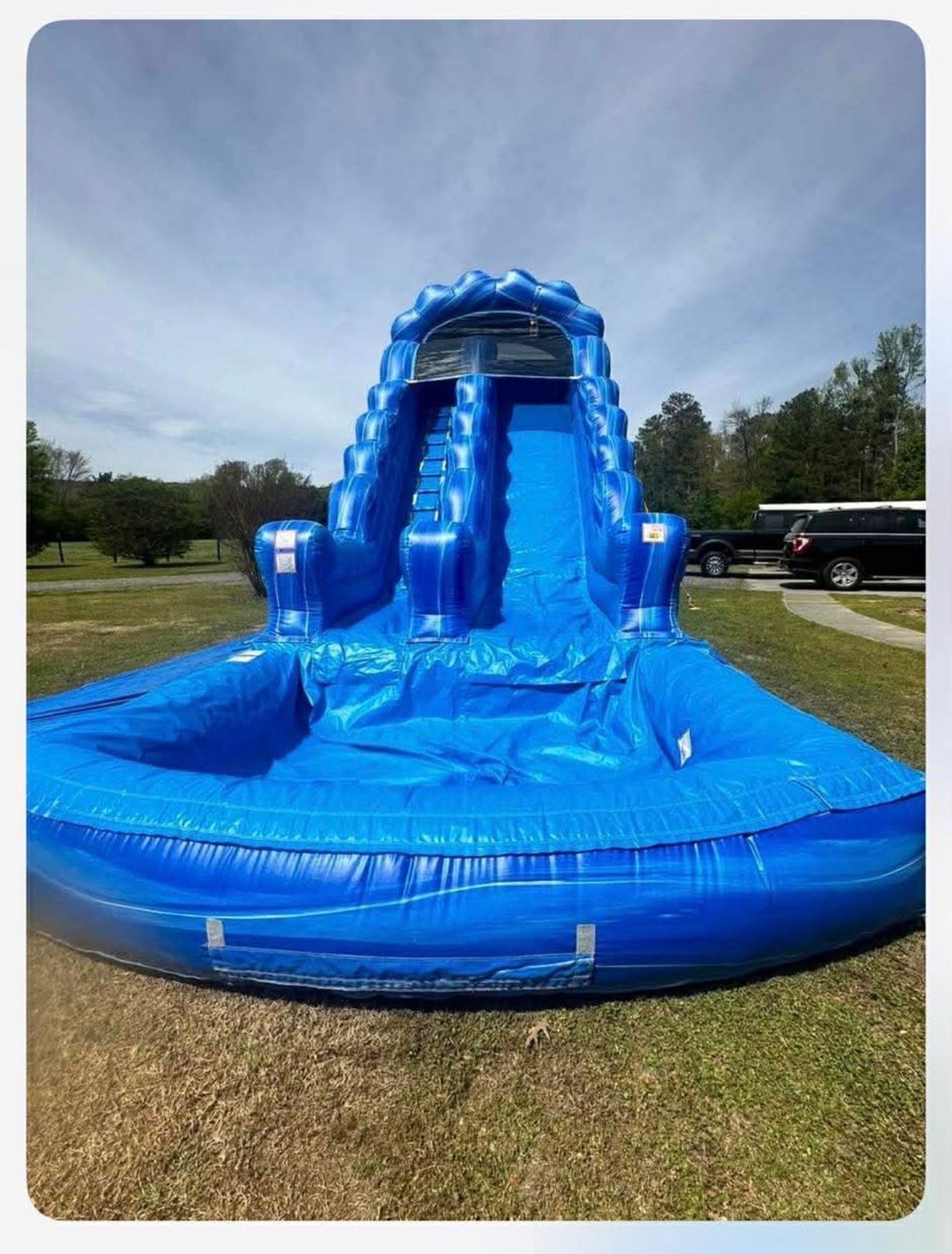 Blue Crush Water Slide inflatable rental
